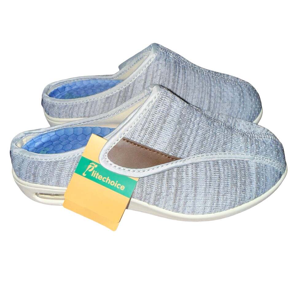 Elitechoice Adjustable Orthopedic Slip-On Walking Shoes with Air Cushion size 6